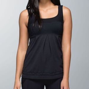 Lululemon Elevate Black Tank Top Size 4